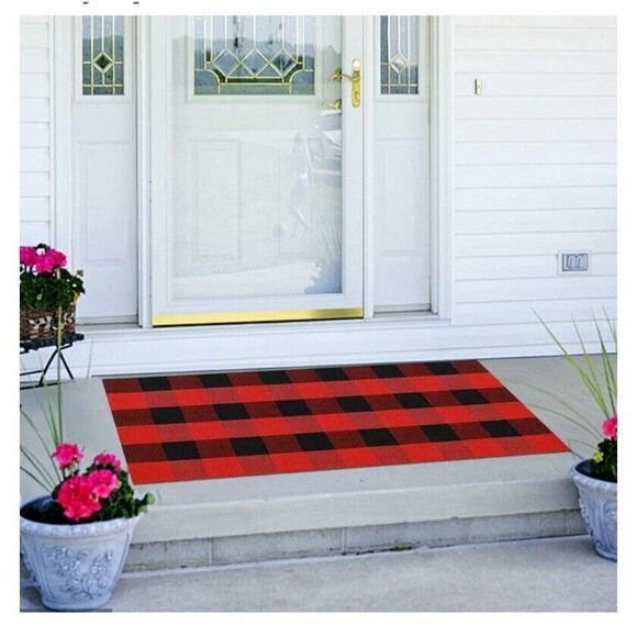 Buffalo Plaid Rug 52x24 New in Package - Picture 1 of 6